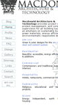 Mobile Screenshot of macdonaldarchitects.com